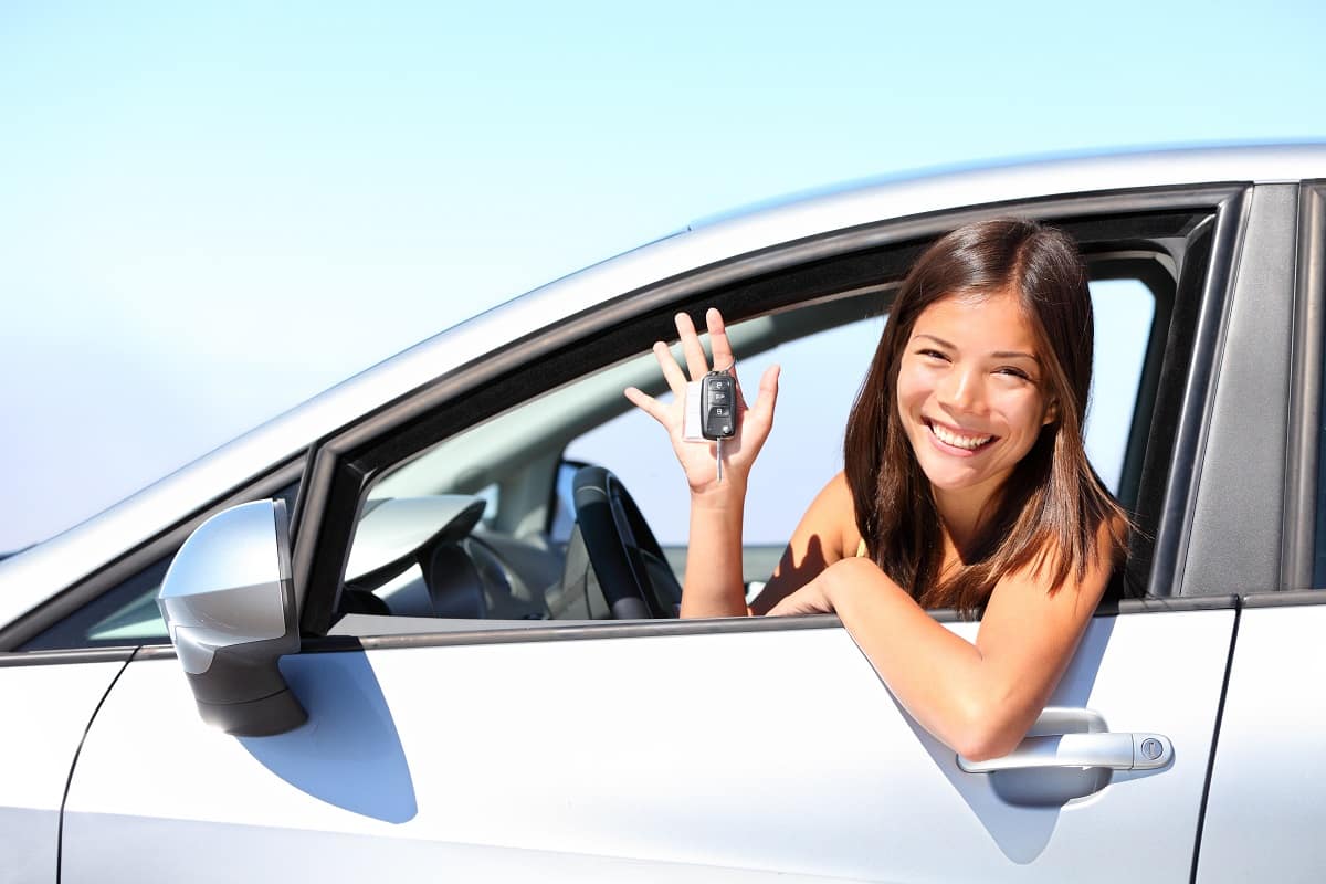 girl driving