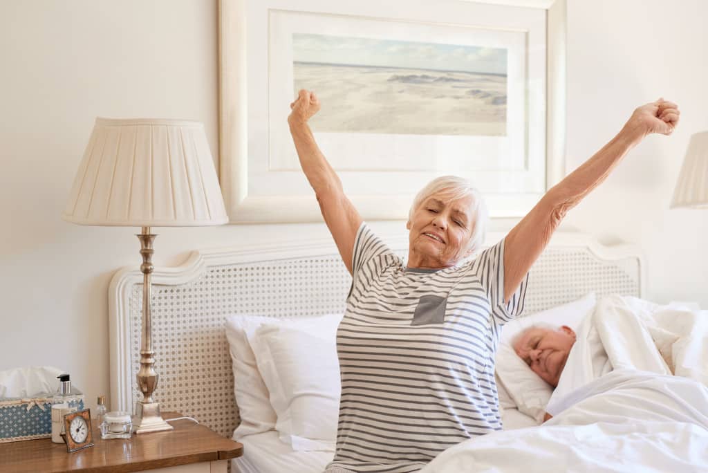 elderly couple