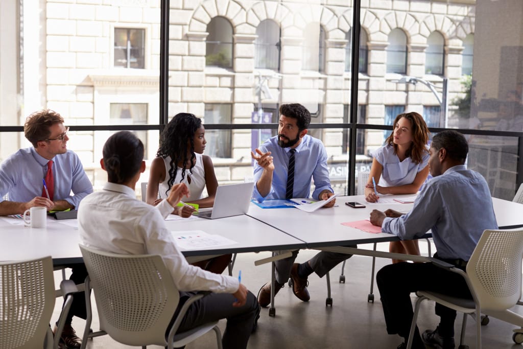 Employee meeting