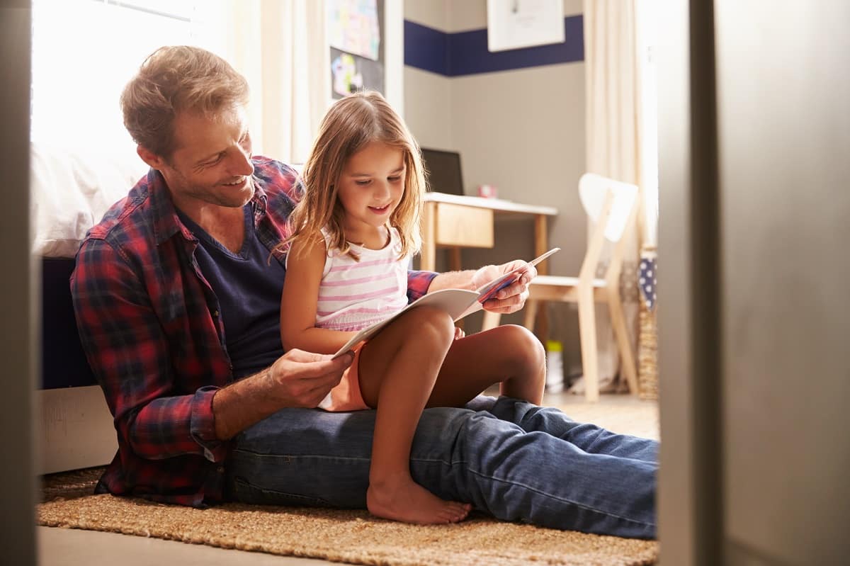 dad and daughter