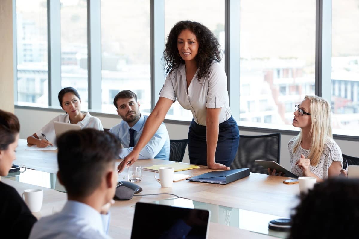 employees in the conference