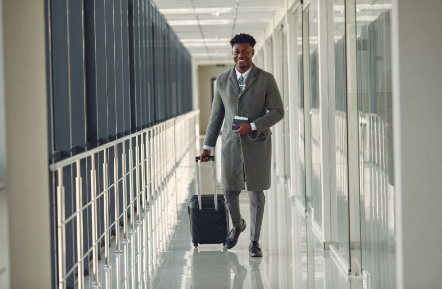 Businessman at the airport